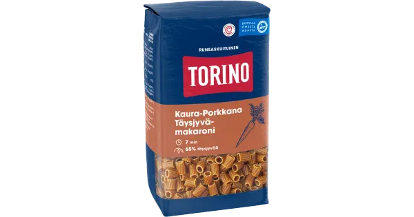 Torino kaera-porgandi-täisteramakaronid, 400 g