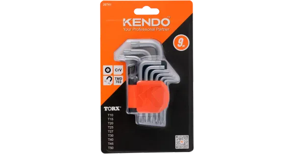 Torx-võtmete komplekt 9-osa