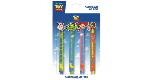 Toy story kustutatavad geelpliiatsid 4 tk