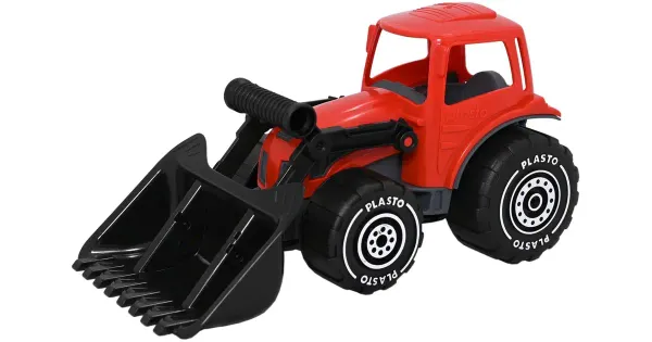 Traktor 32 cm punane