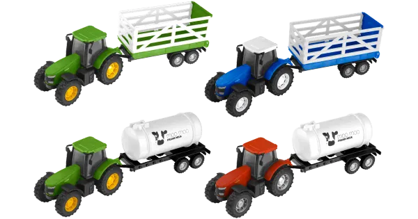 Traktor ja haagis 56,5 cm