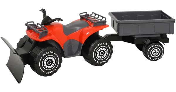 Traktor punane 45 cm