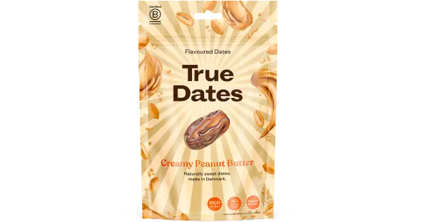 TRUE DATES Creamy Peanut Butter datlid 100g