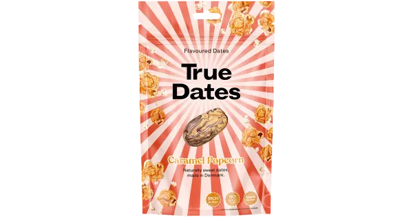 True Dates karamelli popkornimaitselised datlid 100g