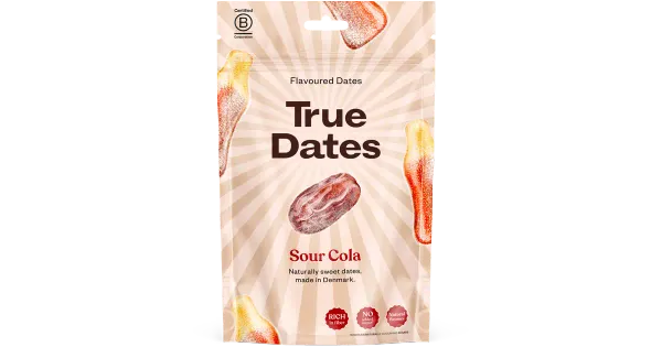 TRUE DATES Sour Cola datlid 100g