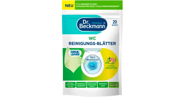 Tualetipuhastusvahendi Dr.Beckmann lehed Citrus Sensation 20tk