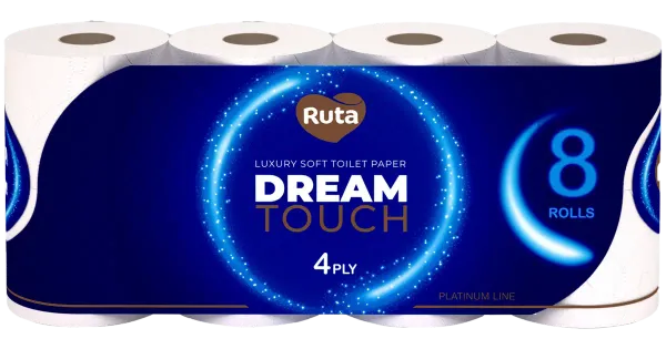 Tualettpaber Ruta Dream Touch 4-kih 8 rulli