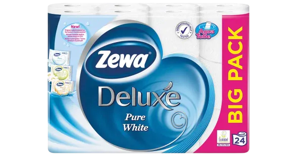 Tualettpaber Zewa Deluxe 3-kihiline 24 rulli