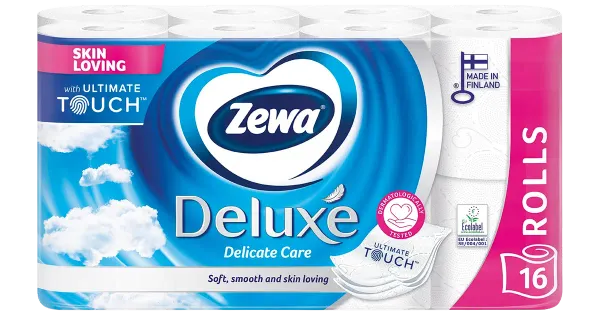 Tualettpaber Zewa Deluxe Delicate Care 3-kih 16 rulli