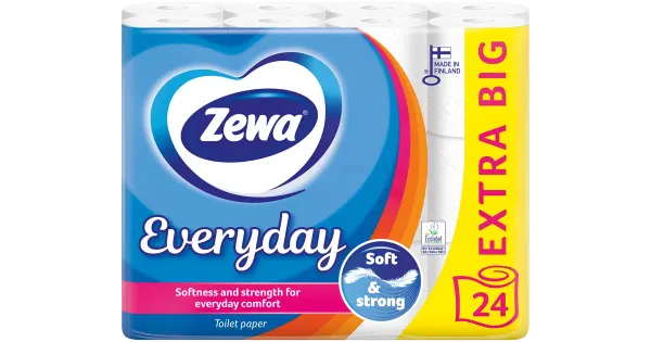 Tualettpaber Zewa Everyday 3-kihiline 24tk
