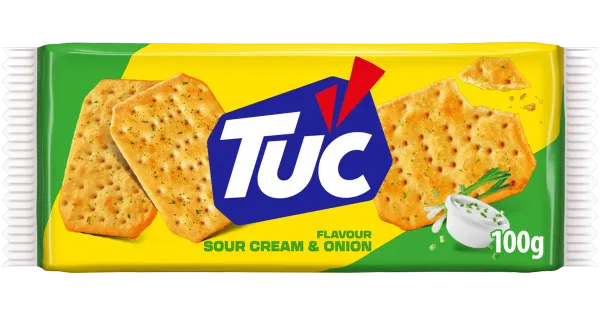 Tuc sibula- ja hapukooremaitselised kreekerid 100 g