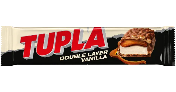 Tupla Double Layer šokolaadibatoon vanilje 48g