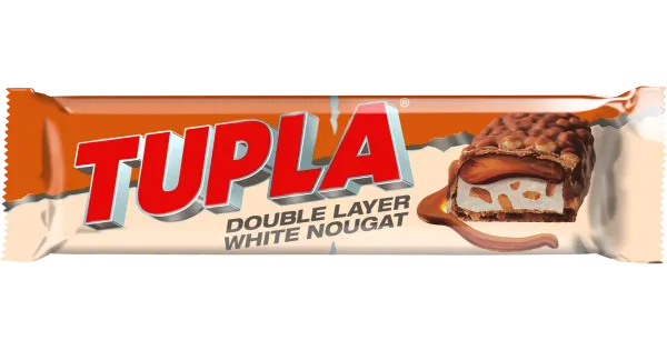 Tupla Double Layer White Nougat 48g