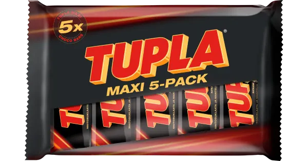 Tupla Maxi šokolaadi 5-pakk 250g