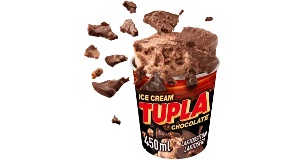 Tupla Šokolaadijäätis laktoosivaba 450 ml