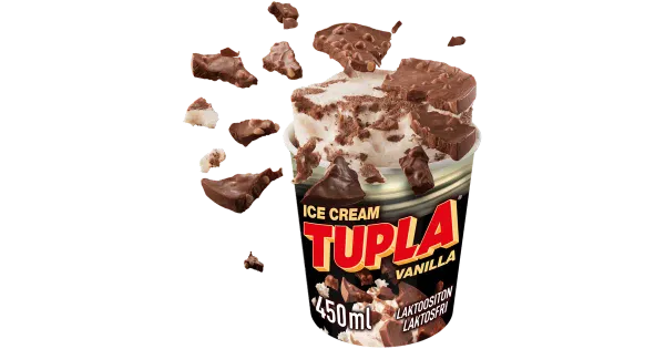 Tupla Vanillijäätis laktoosivaba 450 ml
