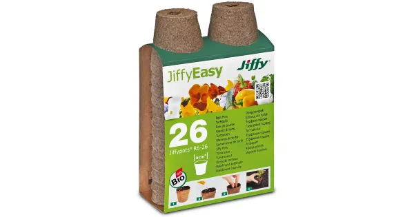 Turbapott jiffy 6 cm 26 tk