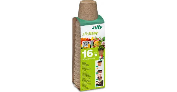 Turbapott jiffy 8 cm 16 tk