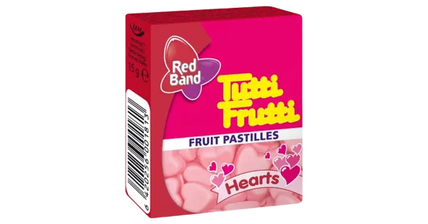 Tutti-Frutti Hearts pastillid 15 g