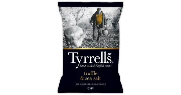 Tyrrell's kartulikrõpsud trühvli ja meresoolaga 135g