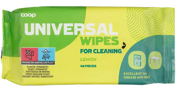 Üldpuhastuslapid Coop lemon 48tk