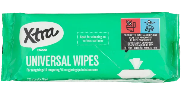 Üldpuhastuslapid Xtra 72tk