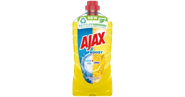 Üldpuhastusvahend Ajax Boost sooda ja sidrun 1l