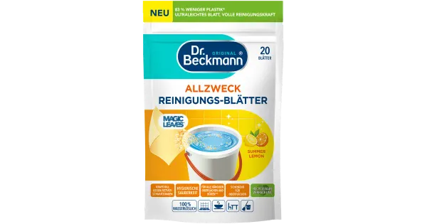 Üldpuhastusvahendi lehed Magic Leaves Summer Lemon 20tk