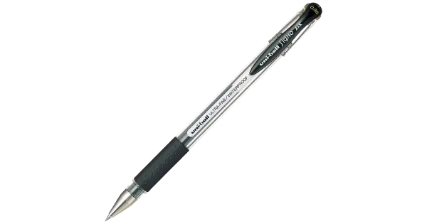 Uni-ball tindipliiats signo um-151 dx, 0,38 mm, must
