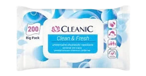 Universaalsed niisked salvratikud Cleanic 200tk