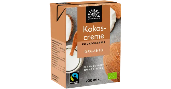 Urtekram ökoloogiline paks kookosejook, fairtrade, 200 ml
