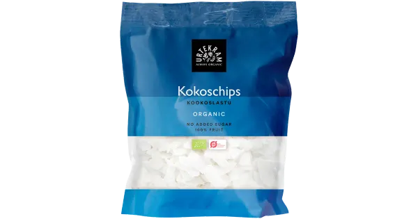 Urtekram ökoloogilised kookoselaastud, 100 g