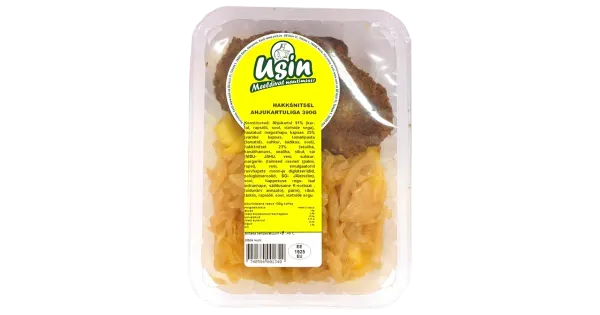 USIN Hakkšnitsel ahjukartuliga 390 g