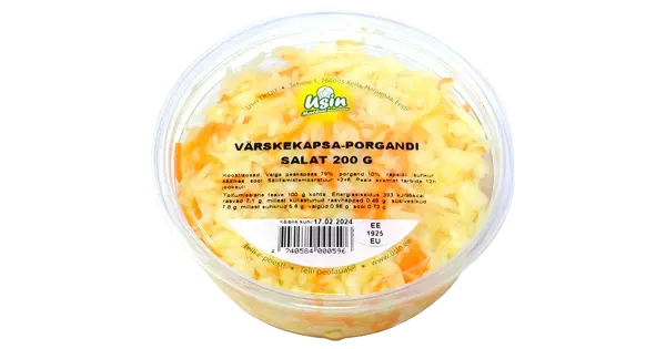 USIN Värskekapsa-porgandisalat 200 g
