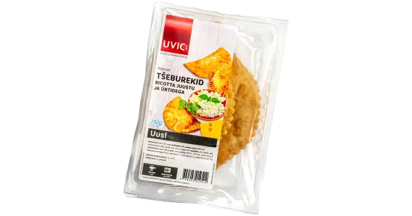 UVIC Praetud tšeburekid ricotta juustu ja ürtidega 250 g
