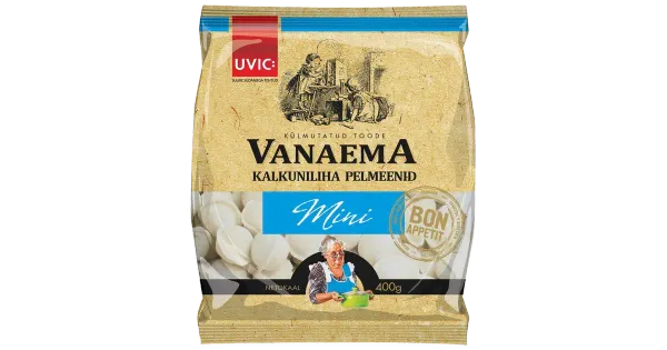 Uvic Vanaema Pelmeenid kalkunilihaga 400 g