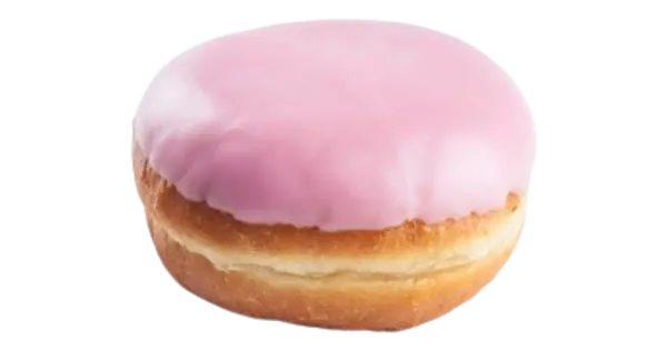 Vaarikatäidisega pontšik glasuuriga