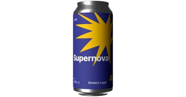 Vaat Supernova Cold Fermented Lager õlu 4,8%vol 440 ml