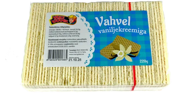Väike Väänik vahvel 220g vanilje