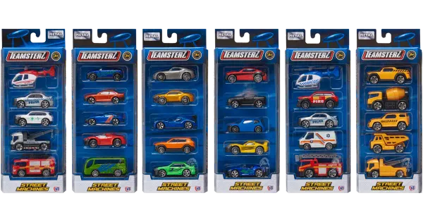Väikeauto 3 die cast - 5 tk