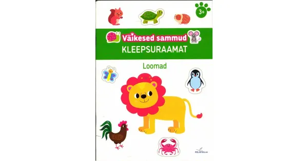 Väikesed sammud. Loomad. Kleepsuraamat