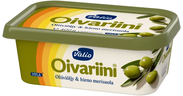 Valio Oivariini rasvasegu oliiviõli ja meresoolaga, 400 g