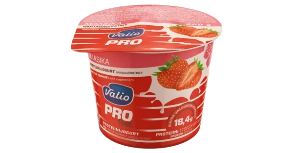 Valio Profeel Maasikajogurt, 200 g