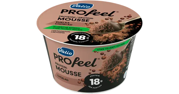 Valio Profeel proteiini-mousse šokolaadi, laktoosivaba, 150 g