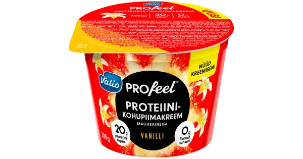 Valio Profeel proteiinikohupiimakreem vanilli 200g