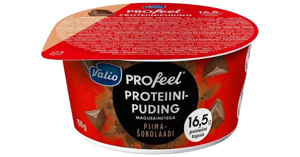 Valio Profeel proteiinipuding piimashokolaadimaitseline, 150g