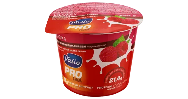 Valio Profeel Vaarika proteiinikohupiimakreem, 200 g