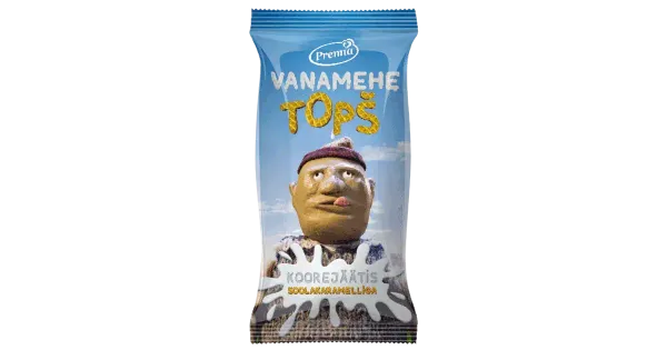 Vanamehe Topš Koorejäätis Soolakaramelliga 75g/140 ml