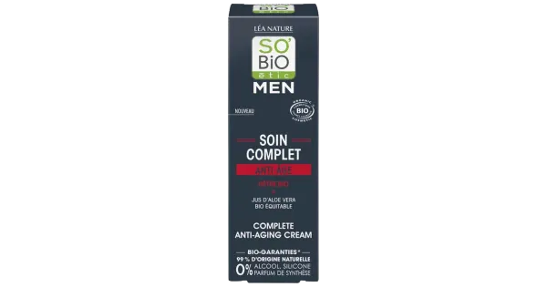 Vananemisvastane näokreem So Bio meeste 50ml