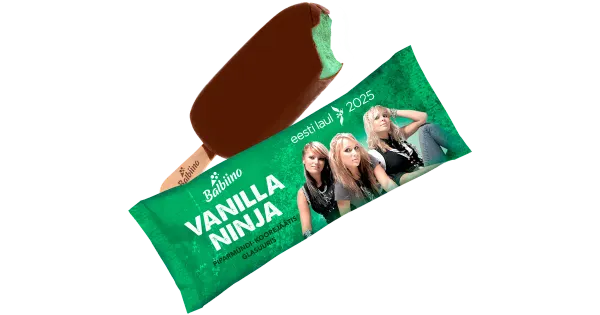 Vanilla Ninja Piparmündimaitseline koorejäätis glasuuris 110ml/80 g